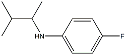 4-fluoro-N-(3-methylbutan-2-yl)aniline Structure