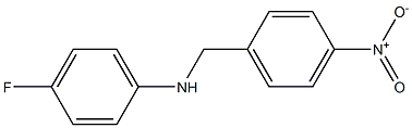 4-fluoro-N-[(4-nitrophenyl)methyl]aniline Structure