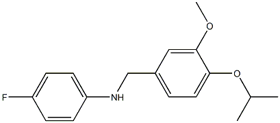 4-fluoro-N-{[3-methoxy-4-(propan-2-yloxy)phenyl]methyl}aniline