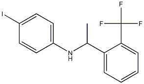 4-iodo-N-{1-[2-(trifluoromethyl)phenyl]ethyl}aniline