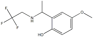 4-methoxy-2-{1-[(2,2,2-trifluoroethyl)amino]ethyl}phenol