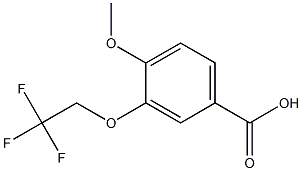 4-methoxy-3-(2,2,2-trifluoroethoxy)benzoic acid Structure
