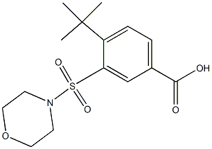 4-tert-butyl-3-(morpholin-4-ylsulfonyl)benzoic acid