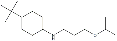 4-tert-butyl-N-[3-(propan-2-yloxy)propyl]cyclohexan-1-amine Struktur