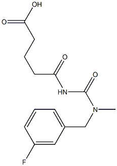 5-({[(3-fluorophenyl)methyl](methyl)carbamoyl}amino)-5-oxopentanoic acid