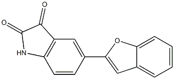 5-(1-benzofuran-2-yl)-1H-indole-2,3-dione