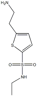 5-(2-aminoethyl)-N-ethylthiophene-2-sulfonamide Structure