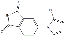 5-(2-sulfanyl-1H-imidazol-1-yl)-2,3-dihydro-1H-isoindole-1,3-dione