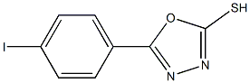 5-(4-iodophenyl)-1,3,4-oxadiazole-2-thiol Struktur