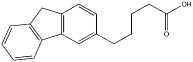 5-(9H-fluoren-3-yl)pentanoic acid Structure