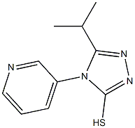 5-(propan-2-yl)-4-(pyridin-3-yl)-4H-1,2,4-triazole-3-thiol