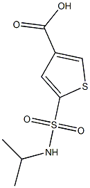 5-(propan-2-ylsulfamoyl)thiophene-3-carboxylic acid