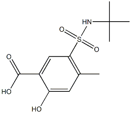 5-(tert-butylsulfamoyl)-2-hydroxy-4-methylbenzoic acid