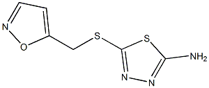 5-[(1,2-oxazol-5-ylmethyl)sulfanyl]-1,3,4-thiadiazol-2-amine