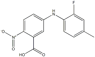 5-[(2-fluoro-4-methylphenyl)amino]-2-nitrobenzoic acid