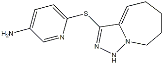 6-{5H,6H,7H,8H,9H-[1,2,4]triazolo[3,4-a]azepin-3-ylsulfanyl}pyridin-3-amine|