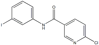 6-chloro-N-(3-iodophenyl)pyridine-3-carboxamide Structure