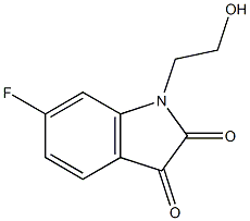 6-fluoro-1-(2-hydroxyethyl)-2,3-dihydro-1H-indole-2,3-dione