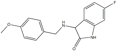  6-fluoro-3-{[(4-methoxyphenyl)methyl]amino}-2,3-dihydro-1H-indol-2-one