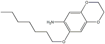 7-(heptyloxy)-2,3-dihydro-1,4-benzodioxin-6-amine
