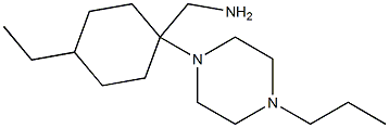 cyclohexanemethanamine, 4-ethyl-1-(4-propyl-1-piperazinyl)-