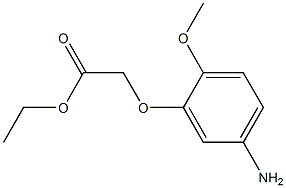 ethyl (5-amino-2-methoxyphenoxy)acetate Struktur