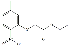 ethyl 2-(5-methyl-2-nitrophenoxy)acetate Structure
