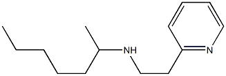 heptan-2-yl[2-(pyridin-2-yl)ethyl]amine 结构式