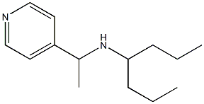heptan-4-yl[1-(pyridin-4-yl)ethyl]amine Structure