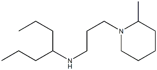 heptan-4-yl[3-(2-methylpiperidin-1-yl)propyl]amine 结构式