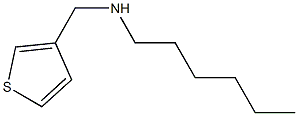 hexyl(thiophen-3-ylmethyl)amine 结构式