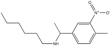 hexyl[1-(4-methyl-3-nitrophenyl)ethyl]amine