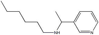 hexyl[1-(pyridin-3-yl)ethyl]amine 结构式