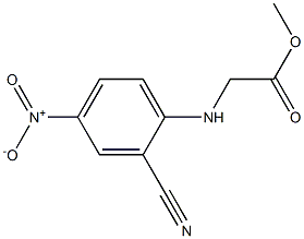 methyl 2-[(2-cyano-4-nitrophenyl)amino]acetate Structure