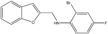 N-(1-benzofuran-2-ylmethyl)-2-bromo-4-fluoroaniline Structure
