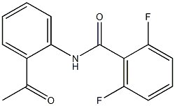 N-(2-acetylphenyl)-2,6-difluorobenzamide