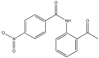 N-(2-acetylphenyl)-4-nitrobenzamide