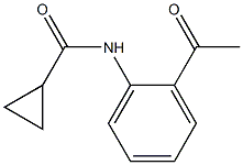 N-(2-acetylphenyl)cyclopropanecarboxamide