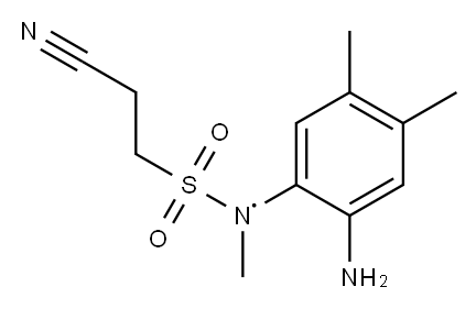 N-(2-amino-4,5-dimethylphenyl)-2-cyano-N-methylethane-1-sulfonamido