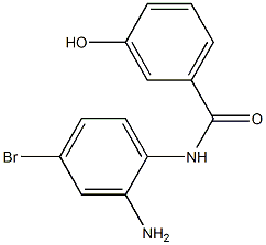 N-(2-amino-4-bromophenyl)-3-hydroxybenzamide Structure