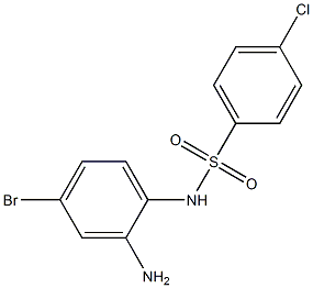 N-(2-amino-4-bromophenyl)-4-chlorobenzene-1-sulfonamide Structure