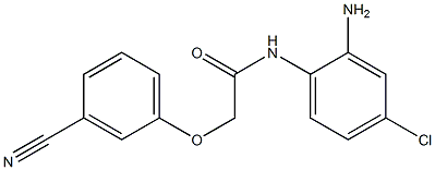 N-(2-amino-4-chlorophenyl)-2-(3-cyanophenoxy)acetamide