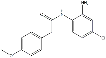 N-(2-amino-4-chlorophenyl)-2-(4-methoxyphenyl)acetamide Struktur