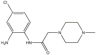 N-(2-amino-4-chlorophenyl)-2-(4-methylpiperazin-1-yl)acetamide Struktur