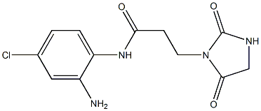 N-(2-amino-4-chlorophenyl)-3-(2,5-dioxoimidazolidin-1-yl)propanamide