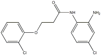 N-(2-amino-4-chlorophenyl)-3-(2-chlorophenoxy)propanamide