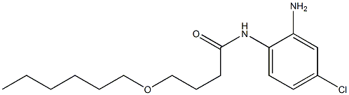 N-(2-amino-4-chlorophenyl)-4-(hexyloxy)butanamide Structure