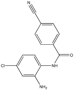 N-(2-amino-4-chlorophenyl)-4-cyanobenzamide Structure