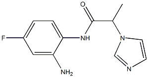 N-(2-amino-4-fluorophenyl)-2-(1H-imidazol-1-yl)propanamide