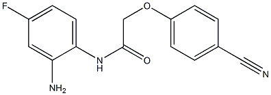N-(2-amino-4-fluorophenyl)-2-(4-cyanophenoxy)acetamide
